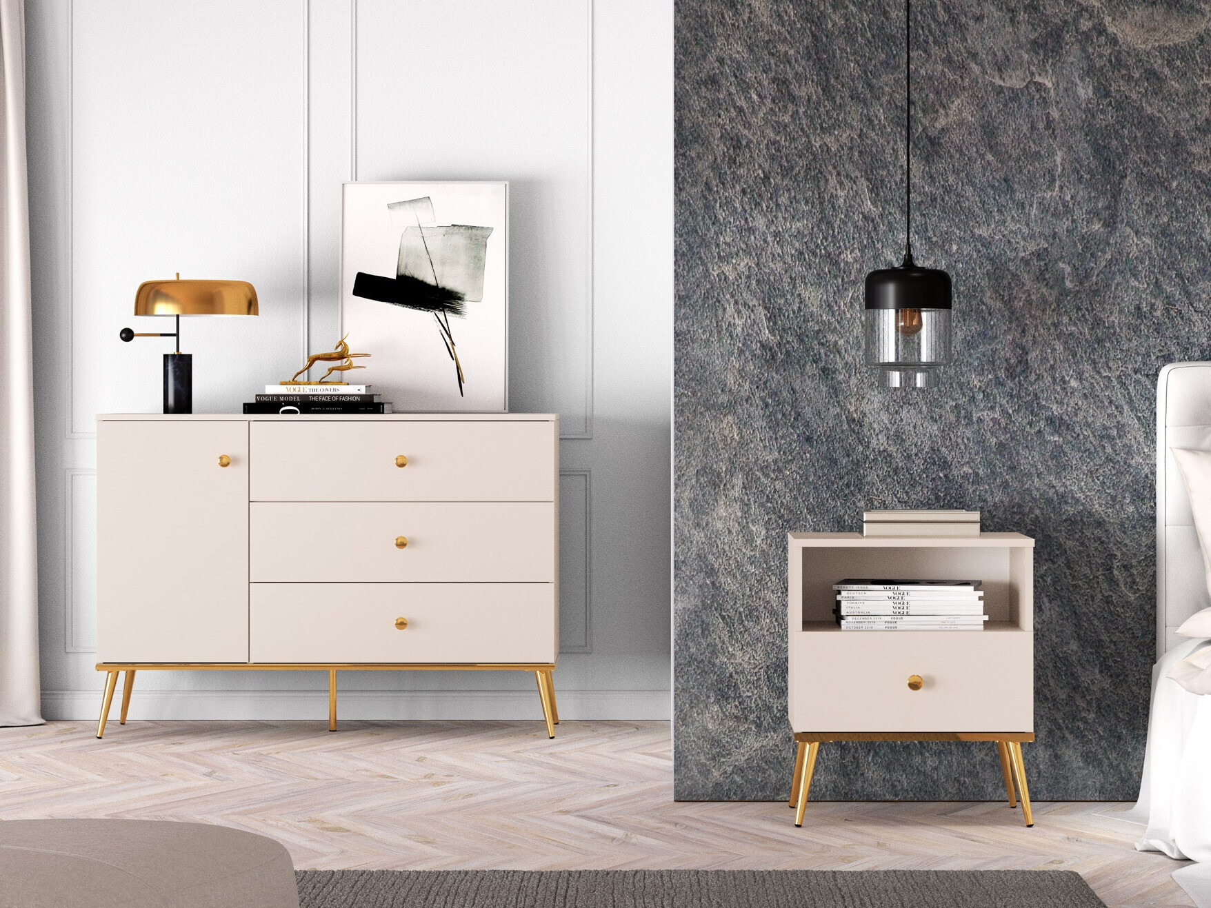 Éjjeliszekrény Veslomi 109