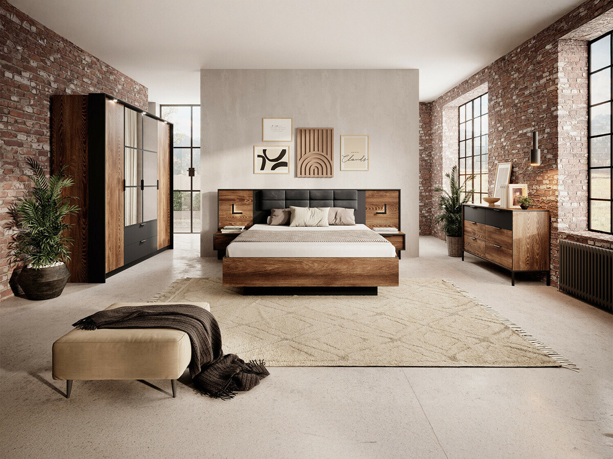 Éjjeliszekrény szett Flodale 102