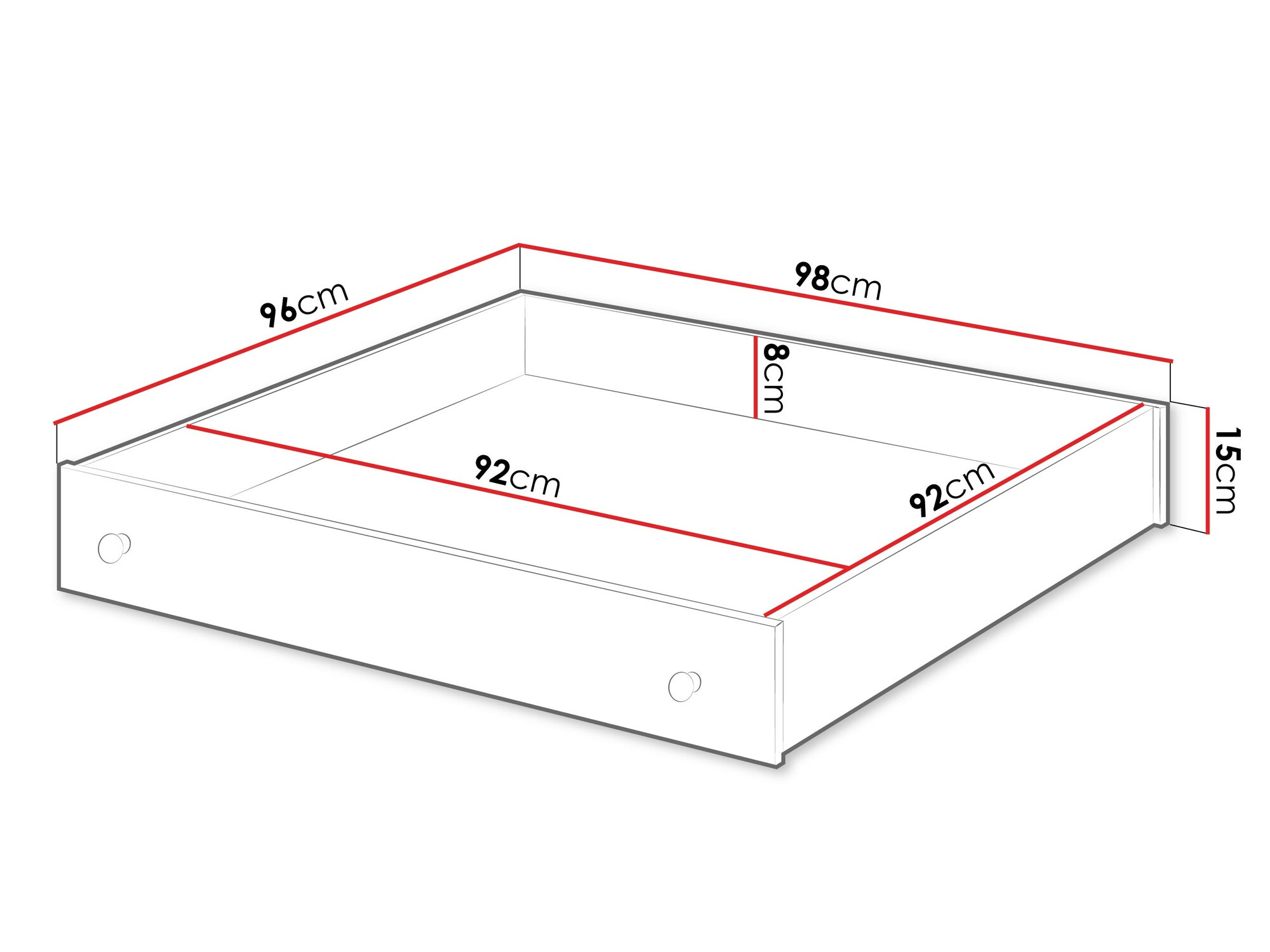 Fiók Romelbo 147 (Fehér)