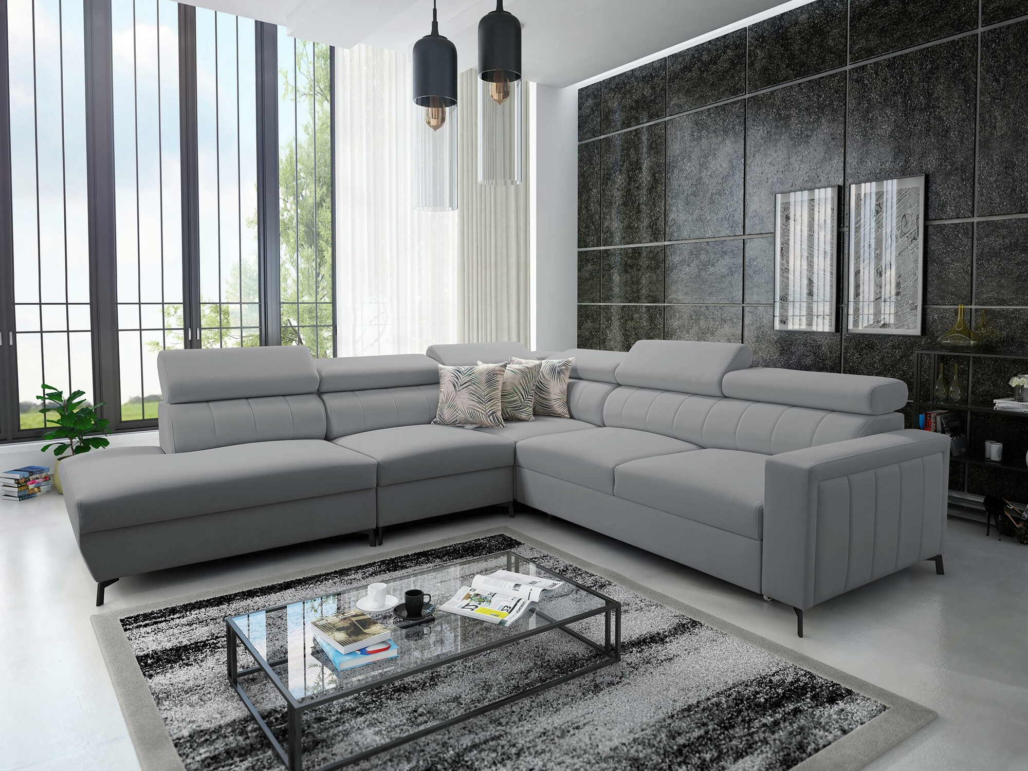 Sarokkanapé Sarasota 156 (Mono 244 + Botanical 36)