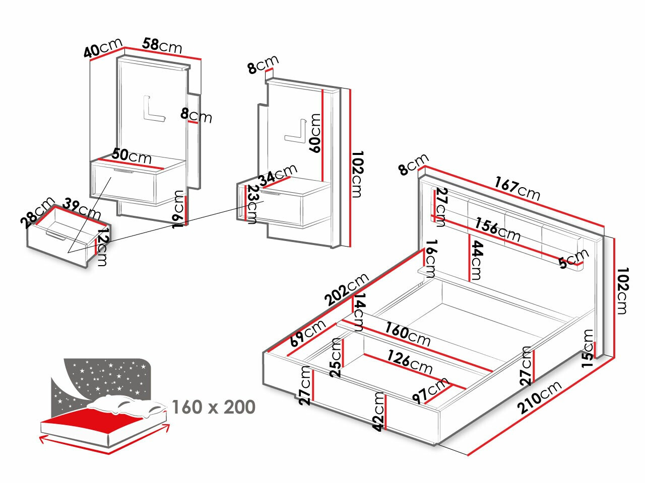 Ágy Flodale 103 (Igen)