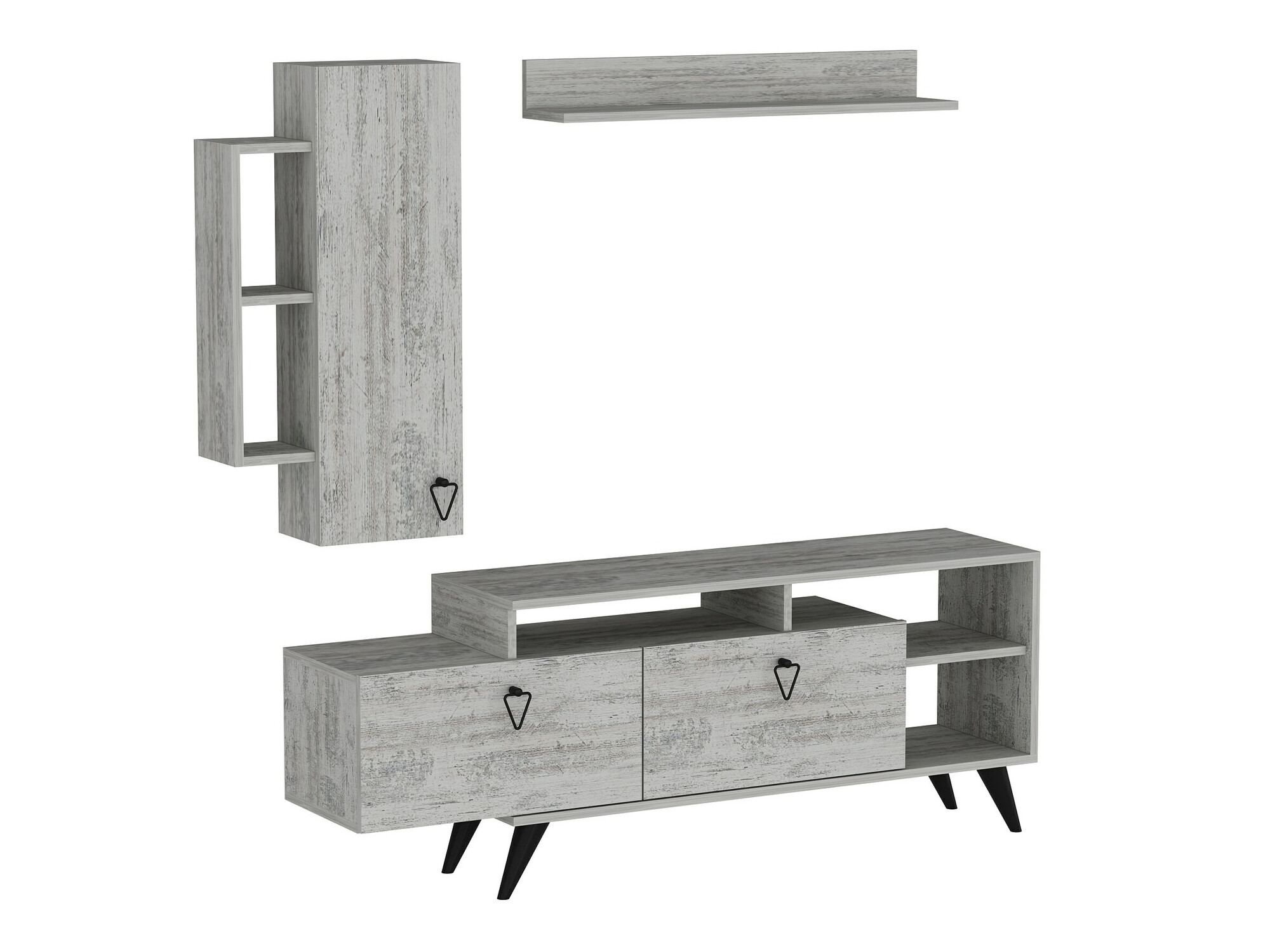 Nappali szett Kailua 2294 (Szürke)