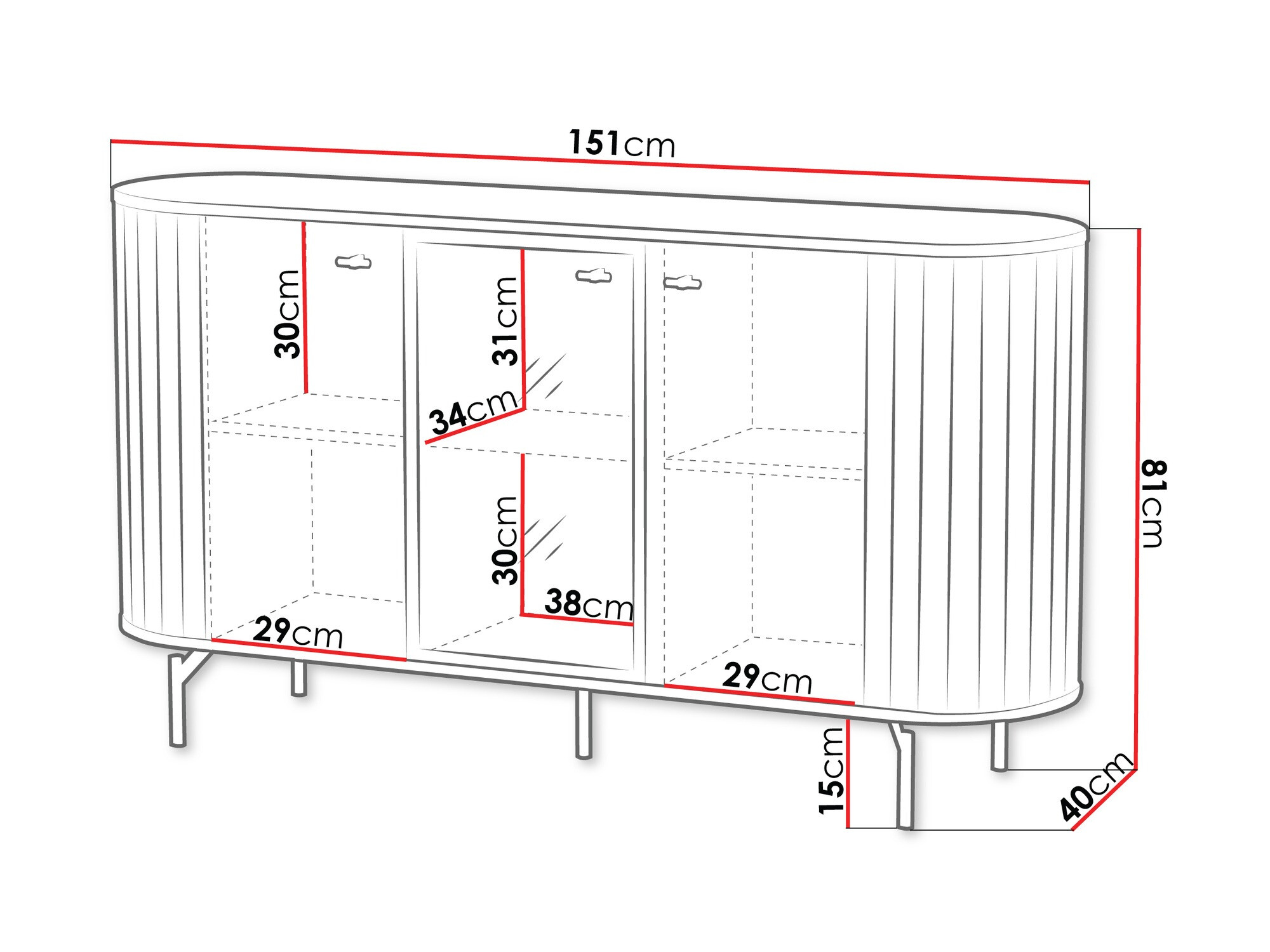 Szekrény Novmono 114