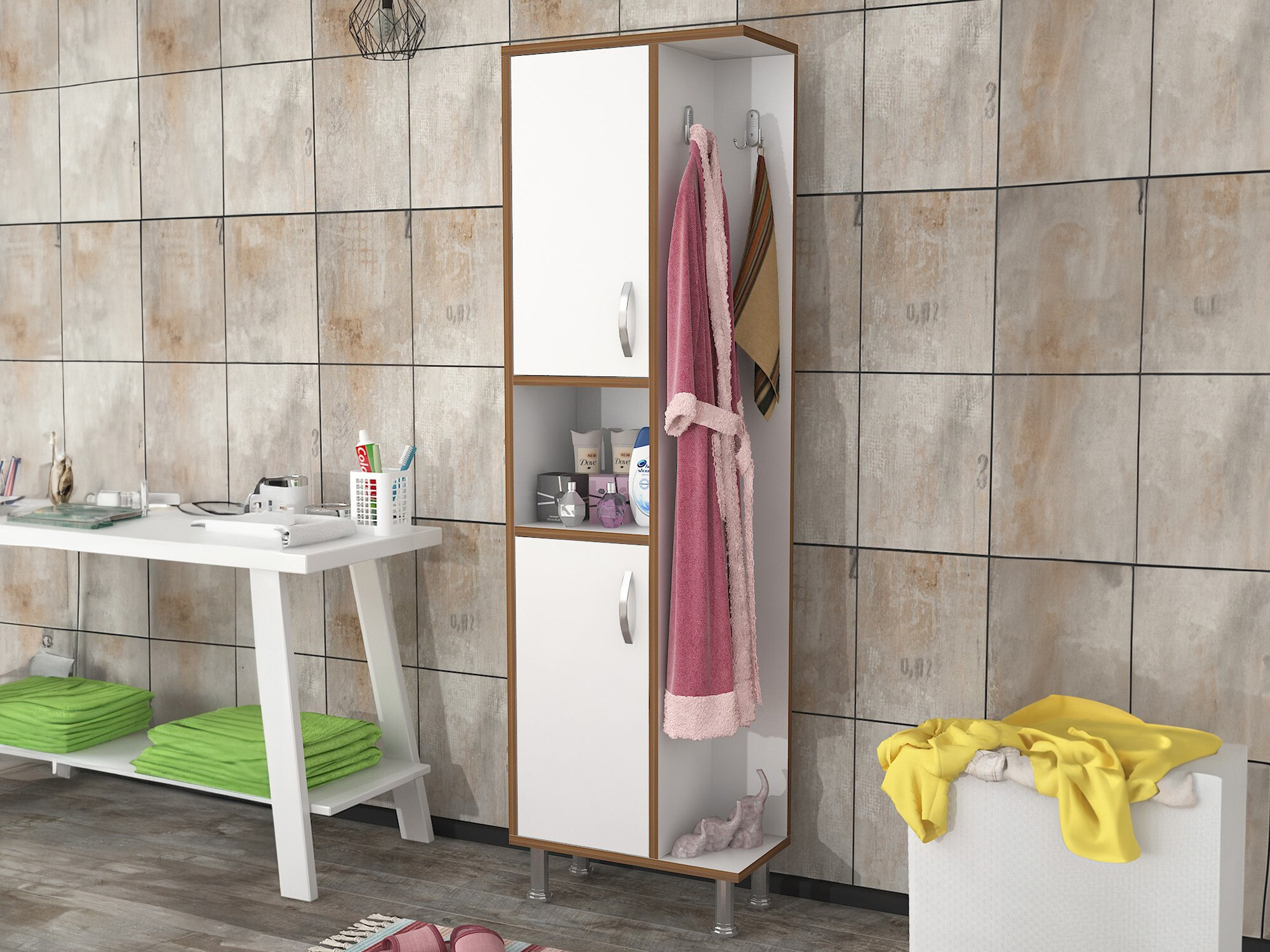 Álló fürdőszoba szekrény Kailua 2323