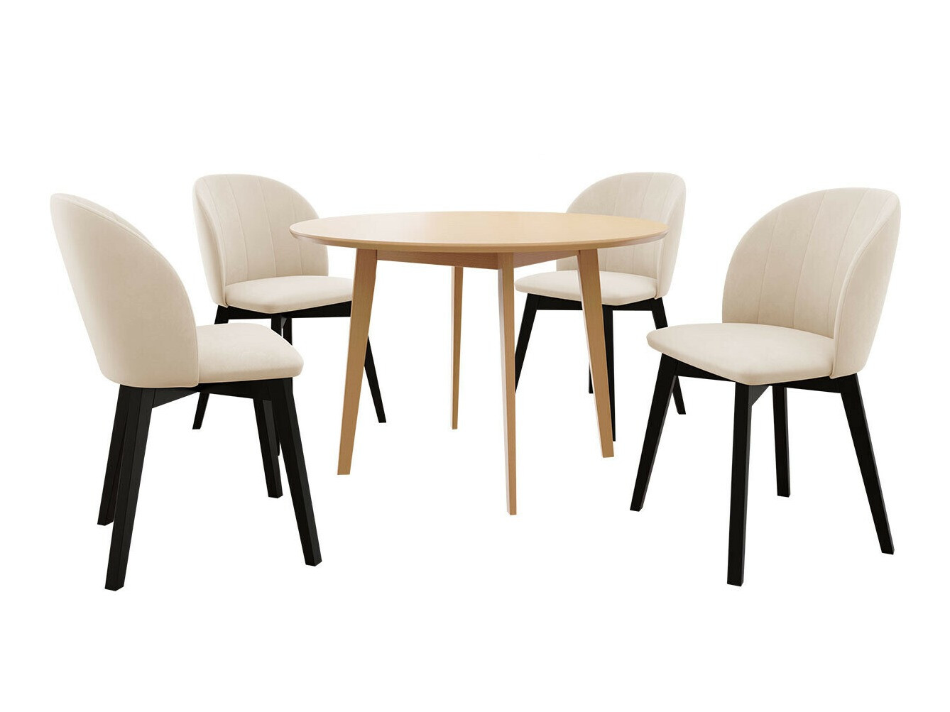 Étkezőgarnitúra Racine 136 (Barna)