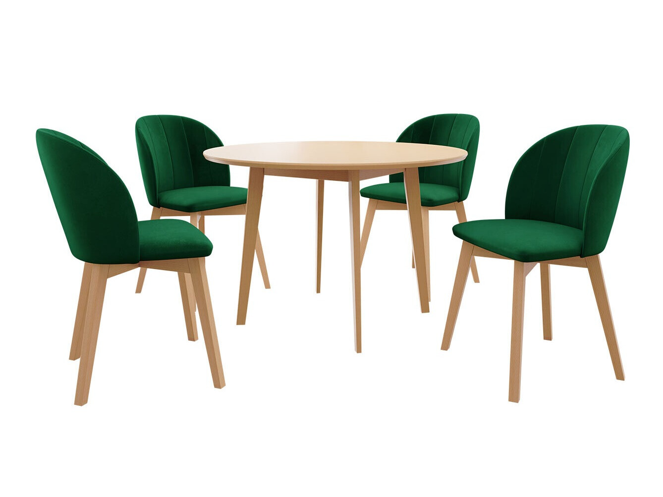 Étkezőgarnitúra Racine 136 (Barna)