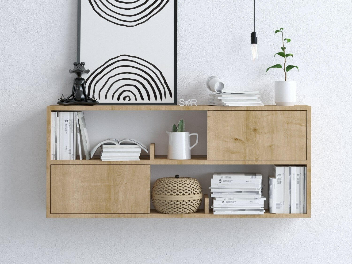 Fali polc Sonliro 147 (Tölgy)