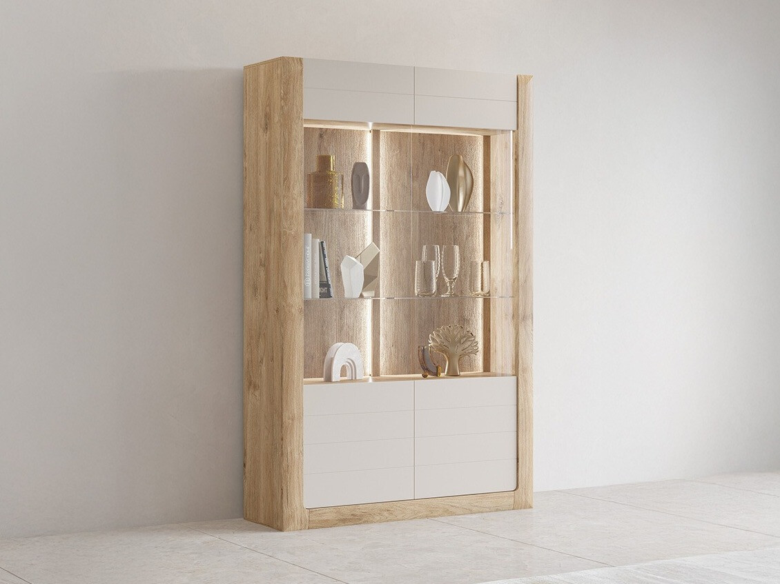 Könyvespolc Sovera 102 (Arany tölgy + Kasmír)