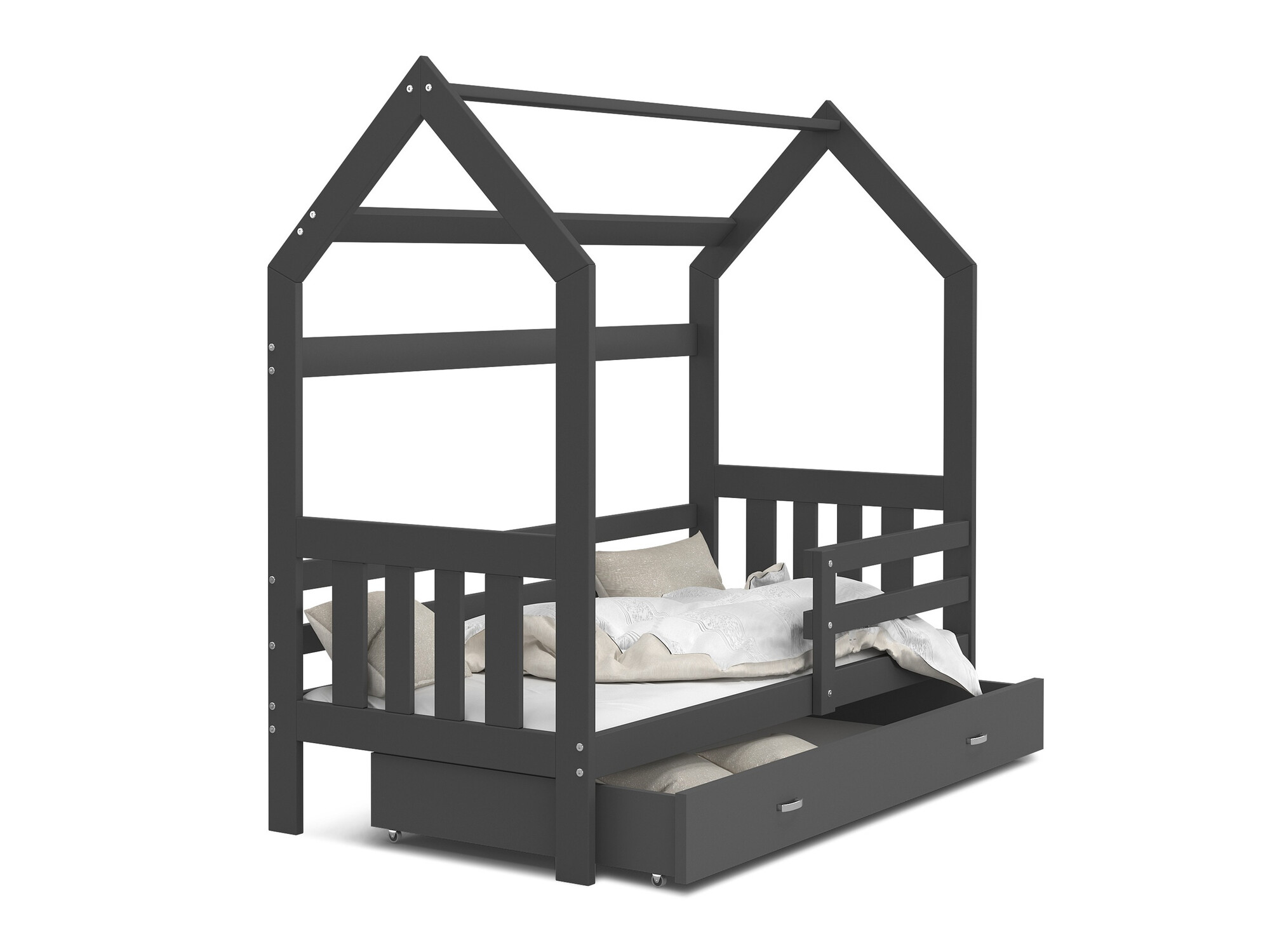 Ágy Aurora 122 (Szürke)