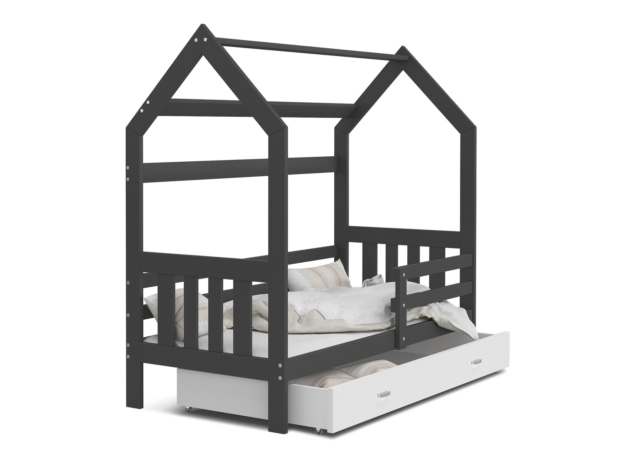 Ágy Aurora 122 (Szürke)