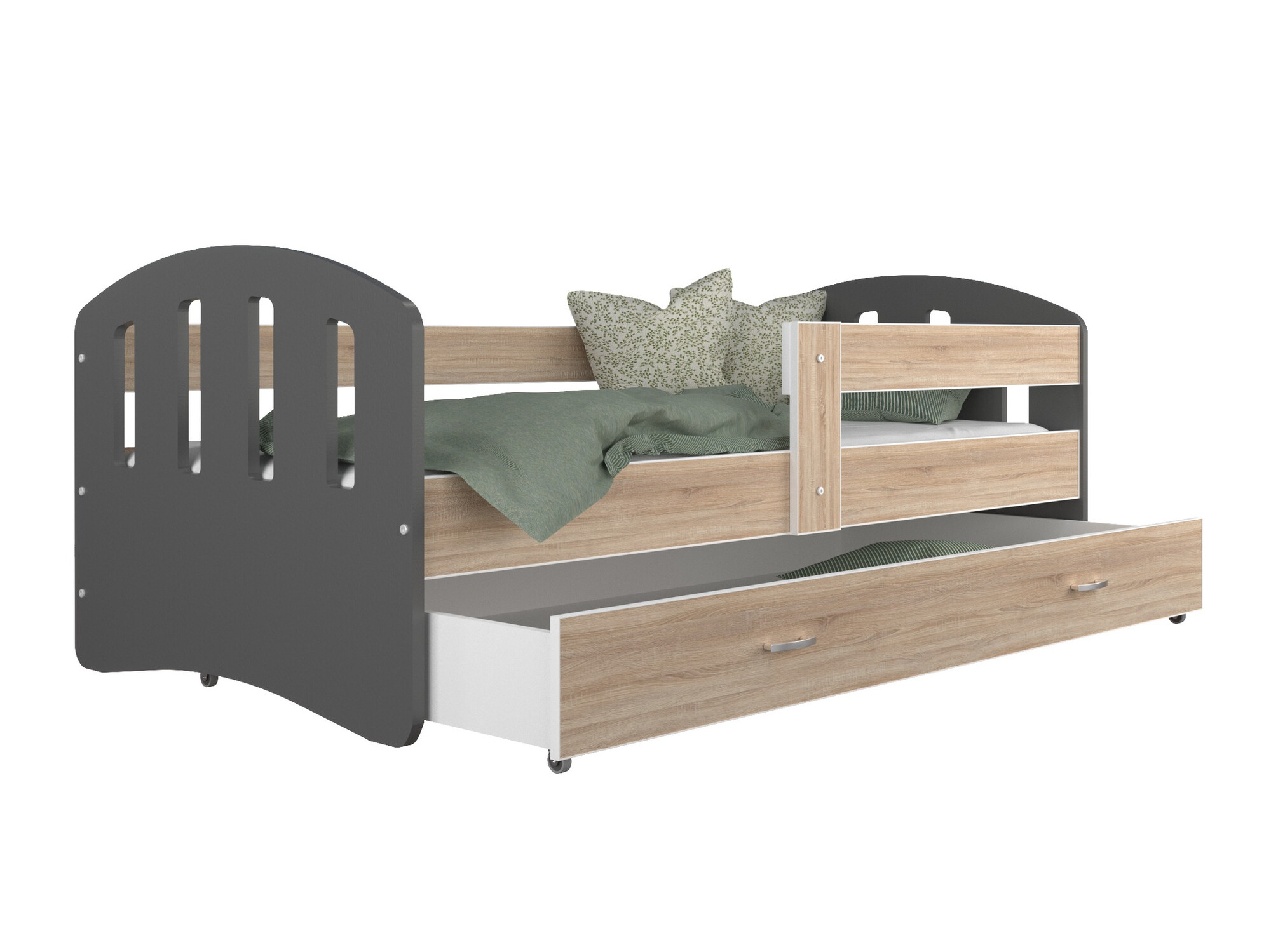 Ágy Aurora 134 (Sonoma tölgy)