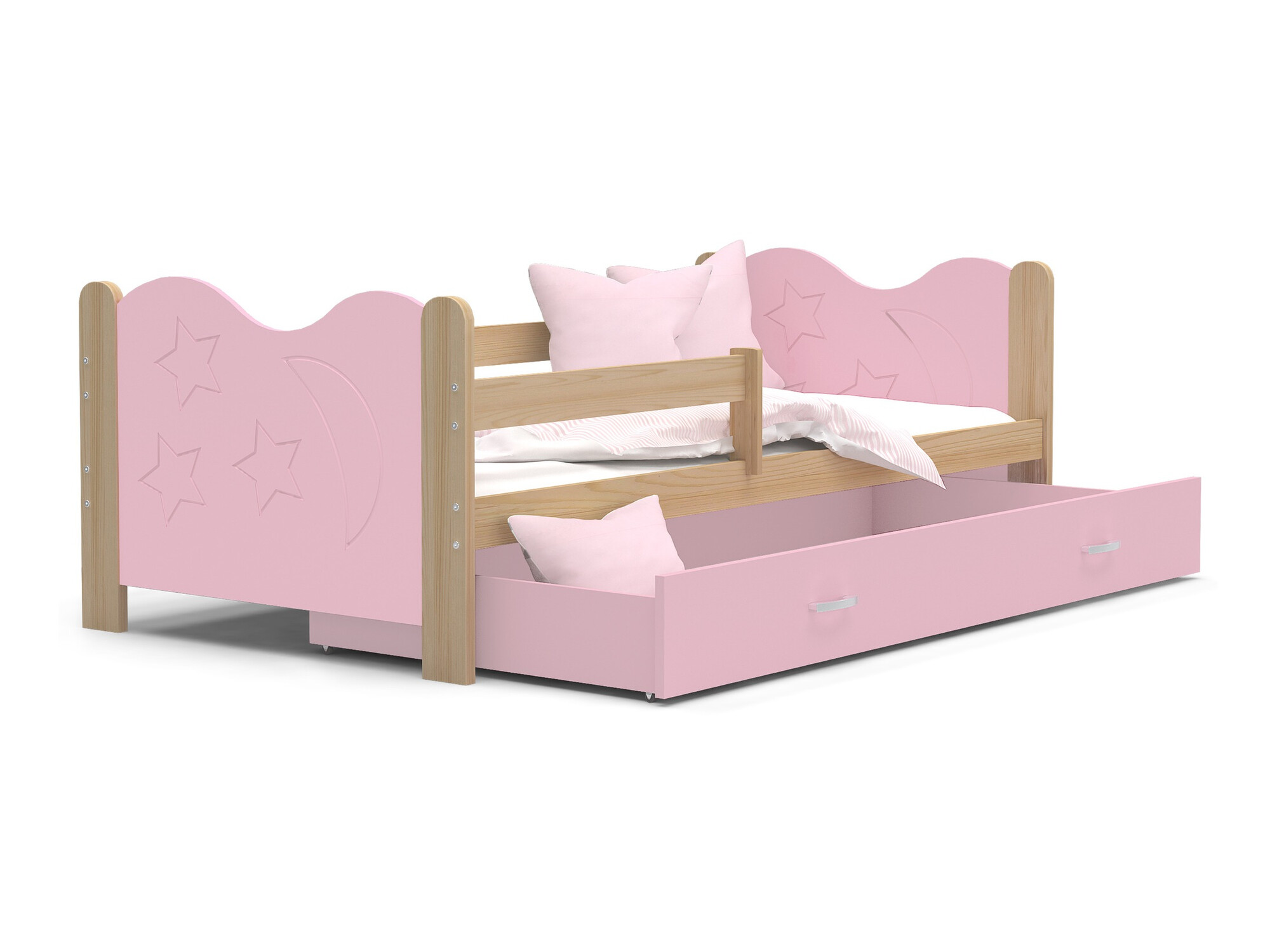 Ágy Aurora 124 (Fenyő)