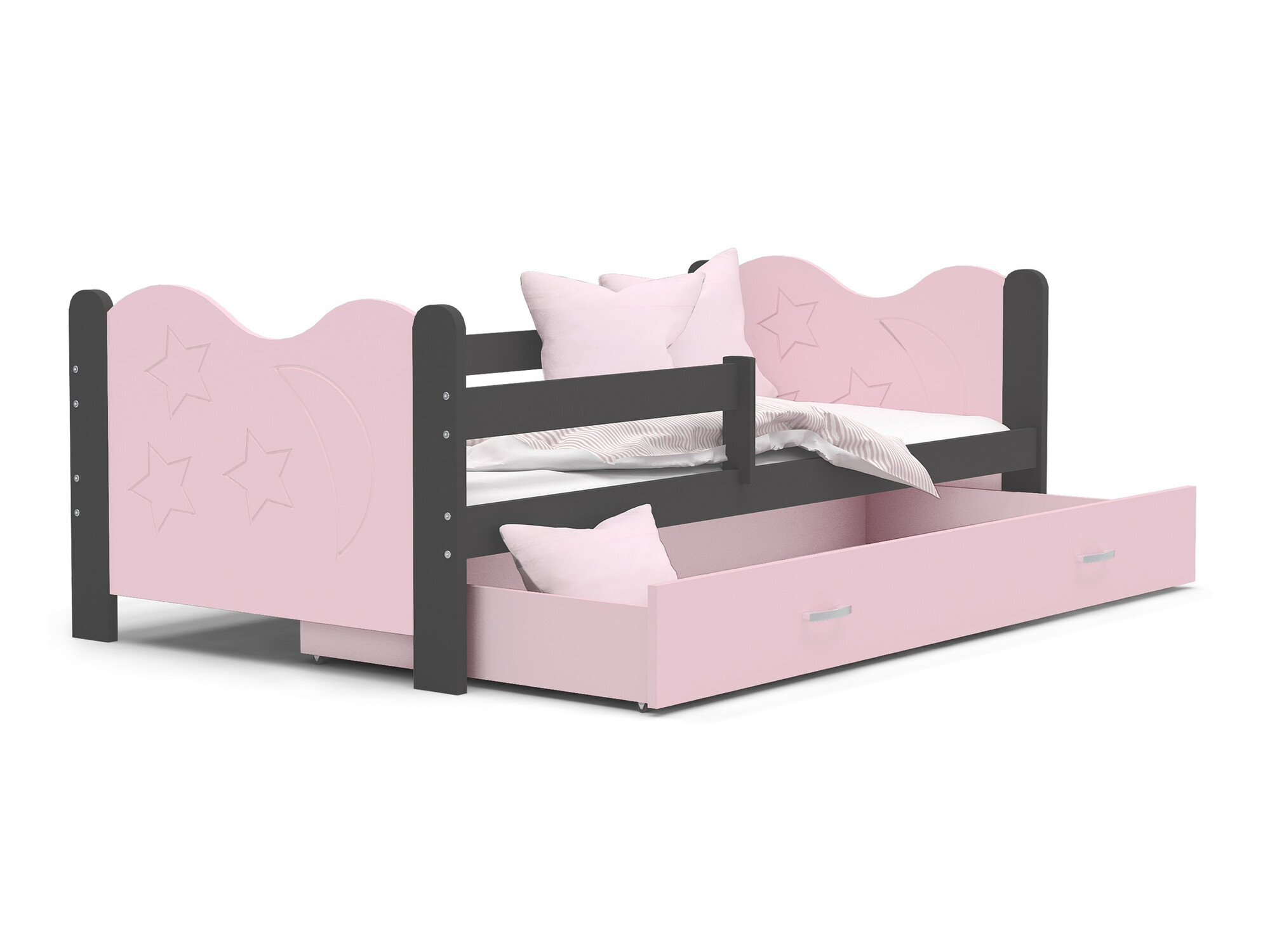 Ágy Aurora 124 (Szürke)