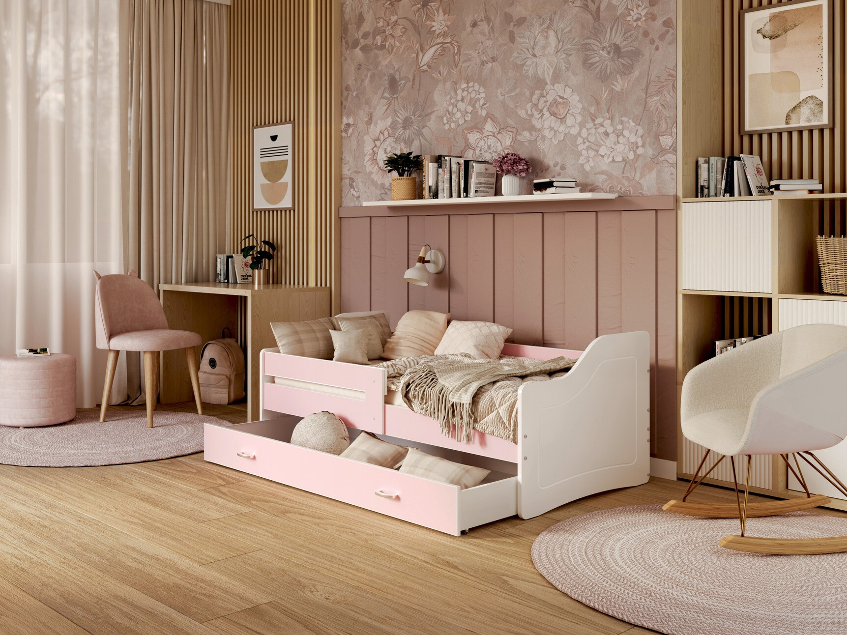 Ágy Aurora 137 (Rózsaszín)