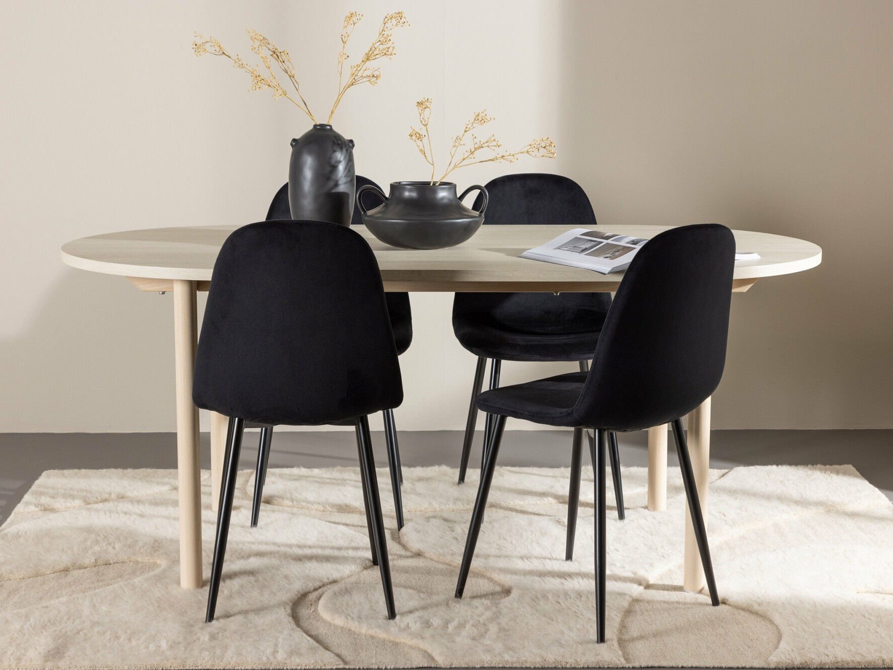 Étkezőgarnitúra Dallas 4612 (Világosbarna)