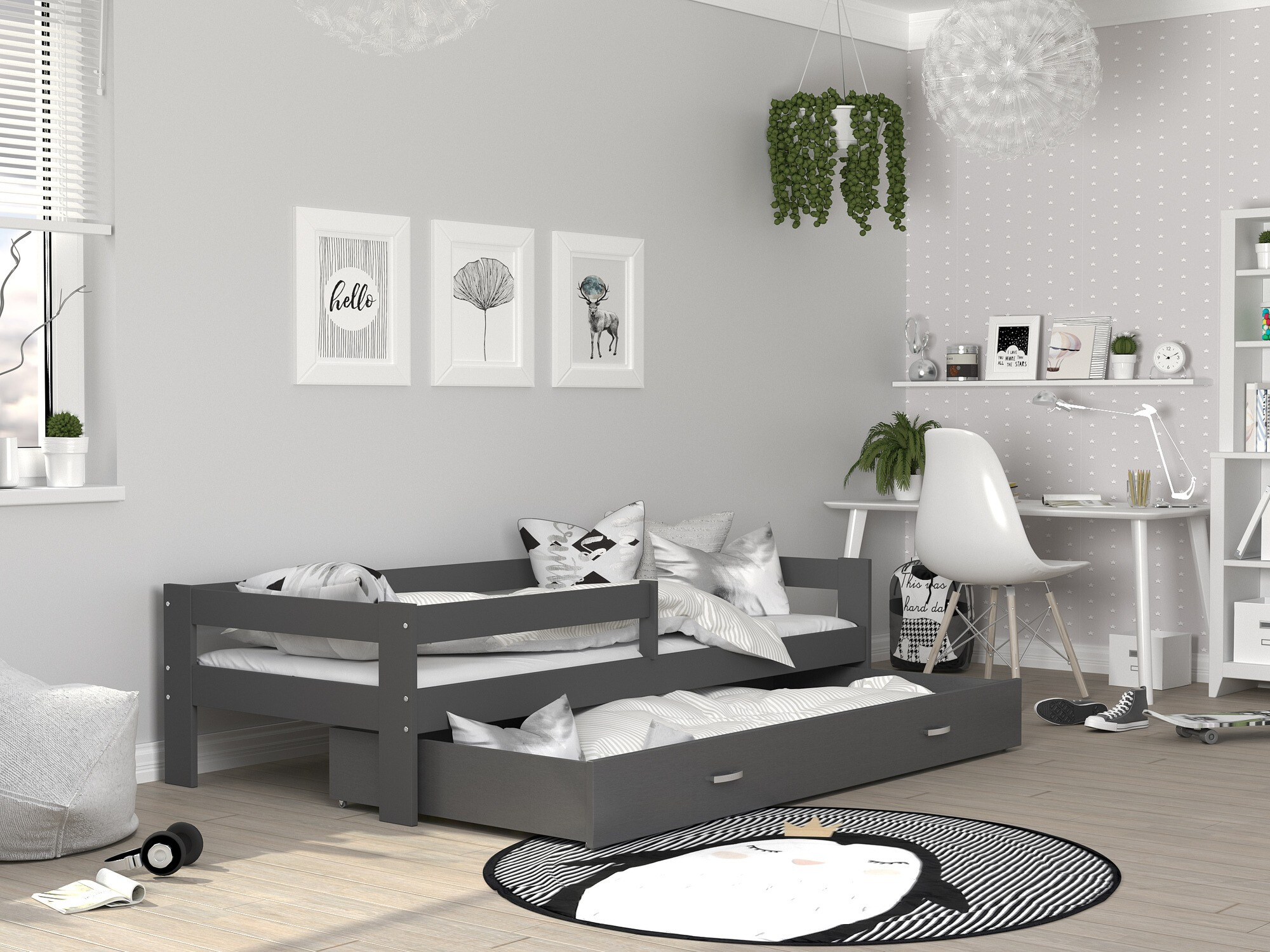 Ágy Aurora 125 (Szürke)