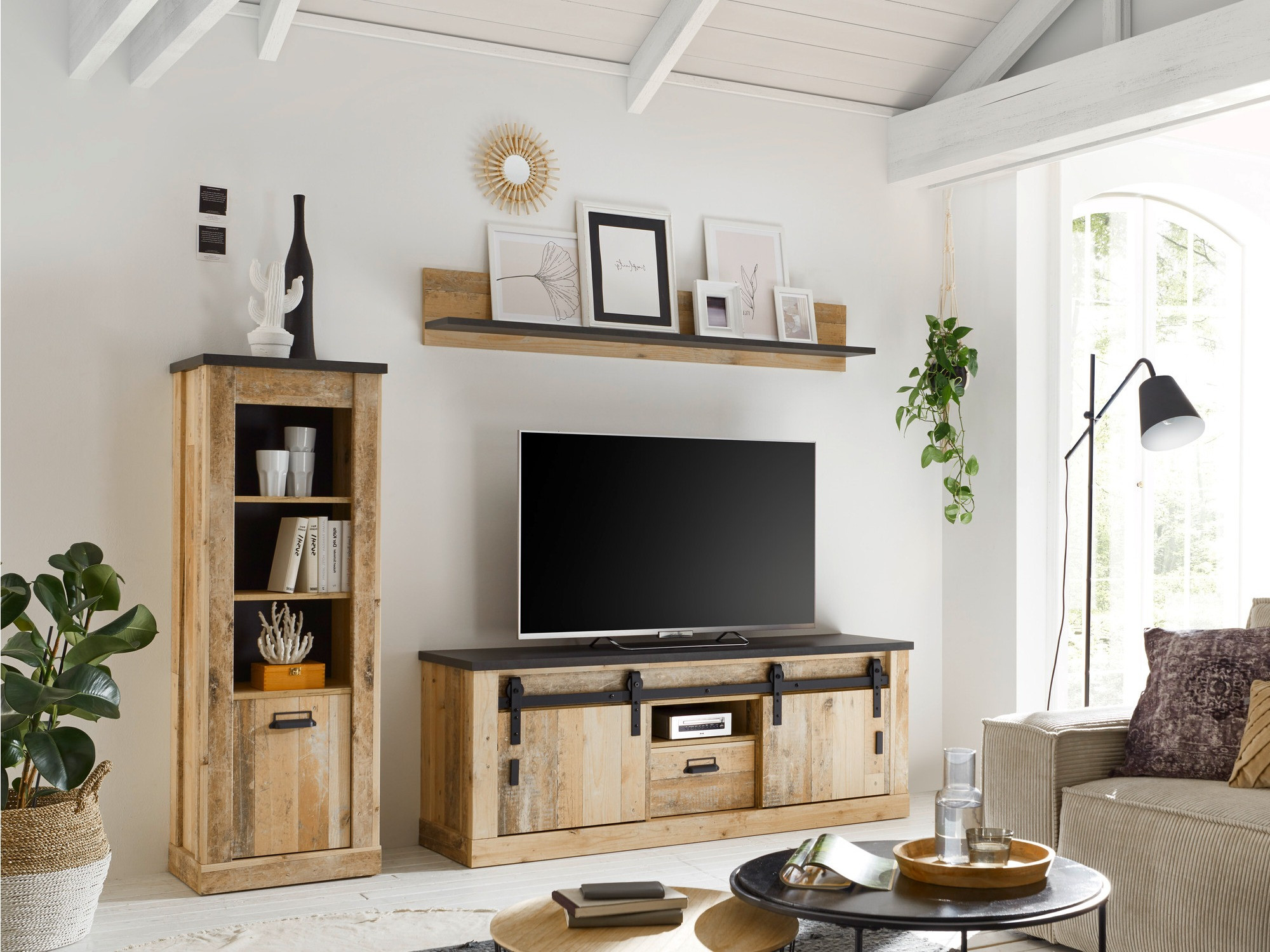 Nappali szett Cirtale 131 (Érett tölgy + Antracit)