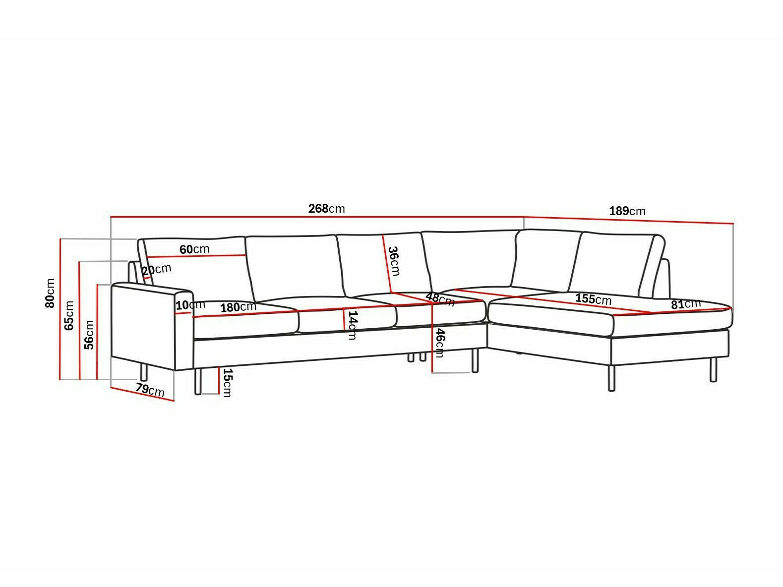 Sarokkanapé Tenfloa 100 (Malmo 90)