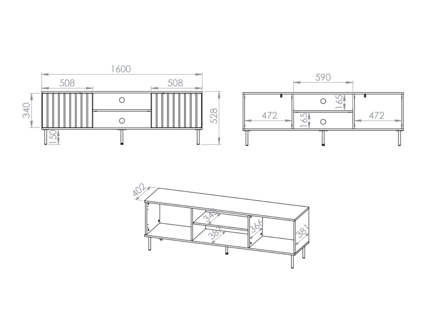 TV-állvány Madison 181