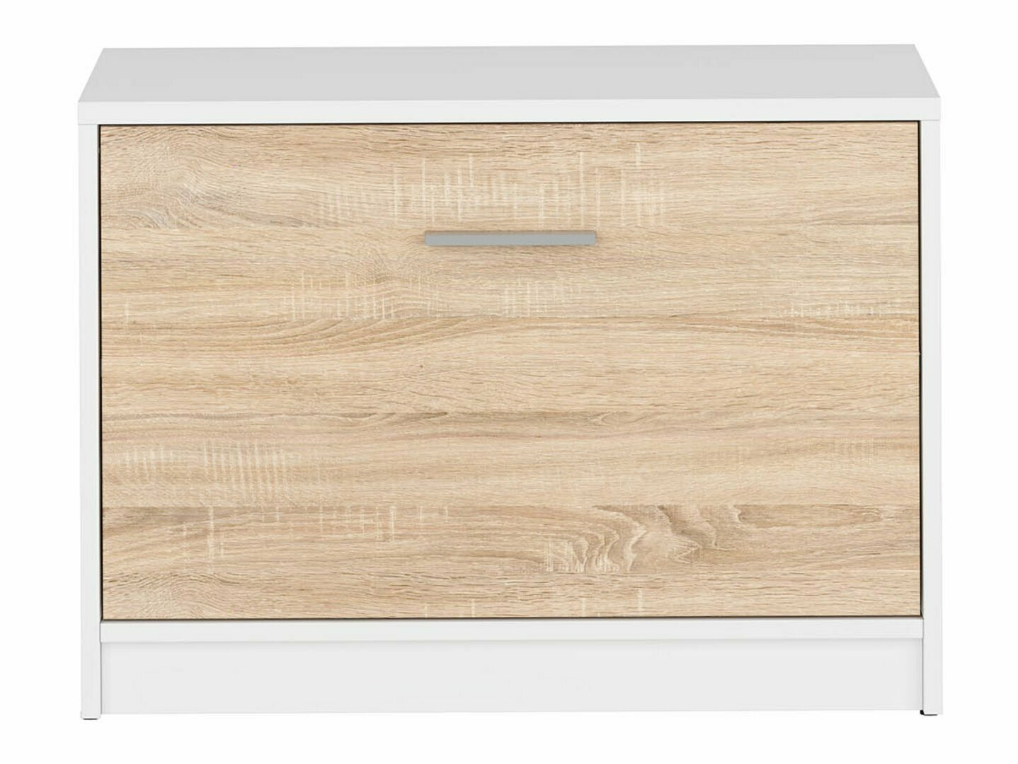 Cipőtároló Novsore 111 (Fehér + Sonoma tölgy)