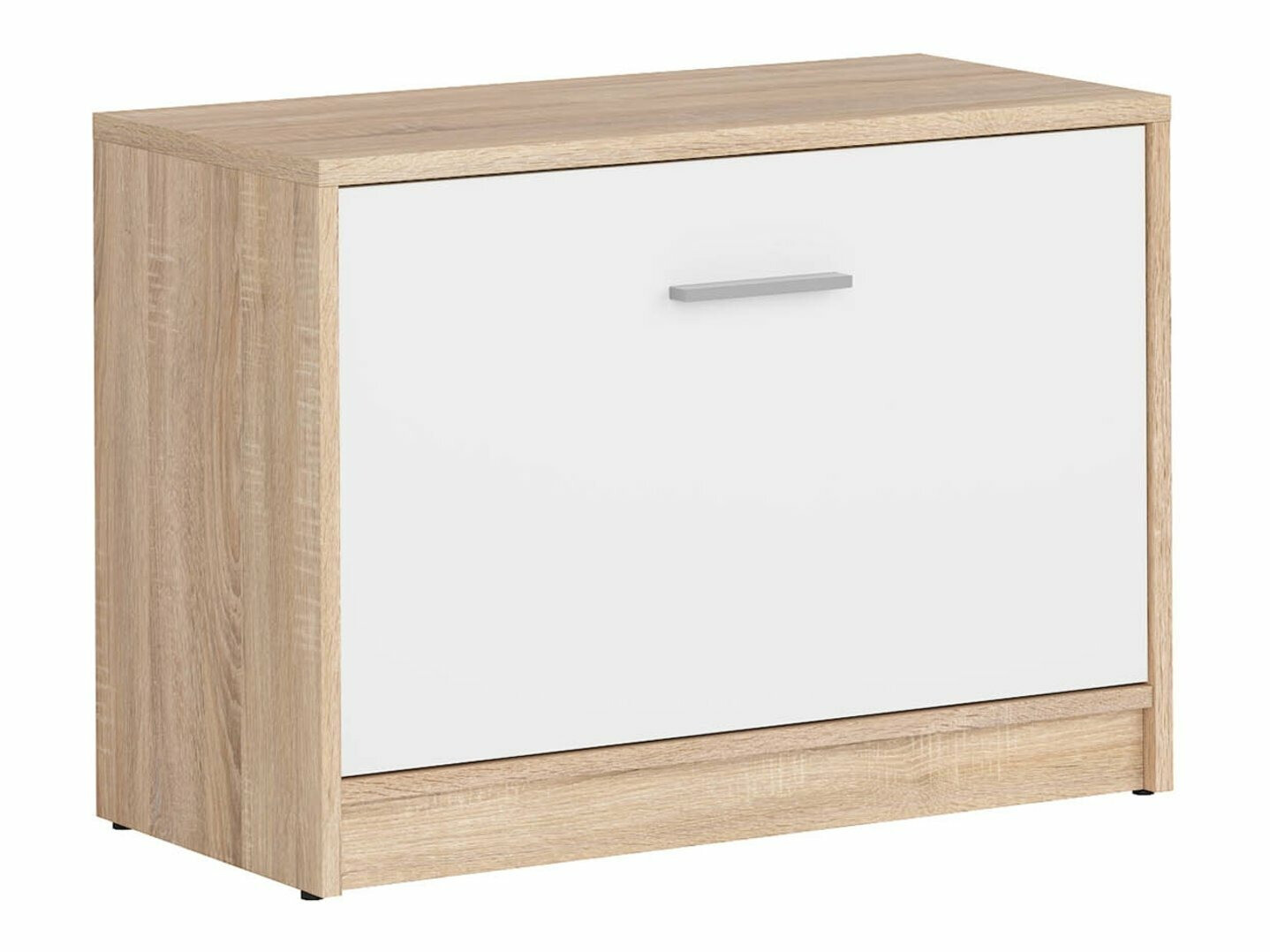 Cipőtároló Novsore 111 (Sonoma tölgy + Fehér)