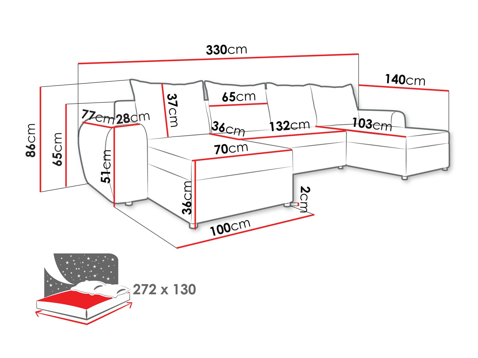Sarokkanapé Memphis 149 (Lux 05)