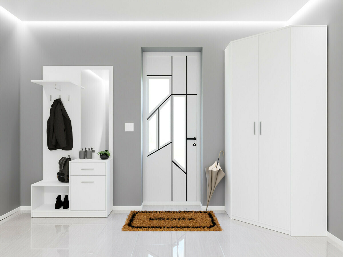 Sarokszekrény Novsore 119 (Fehér)