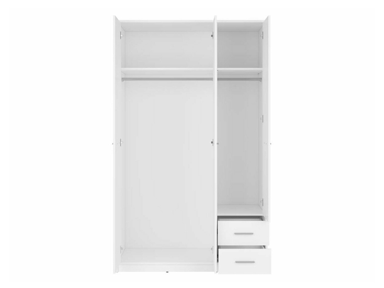 Gardróbszekrény Novsore 134 (Fehér)