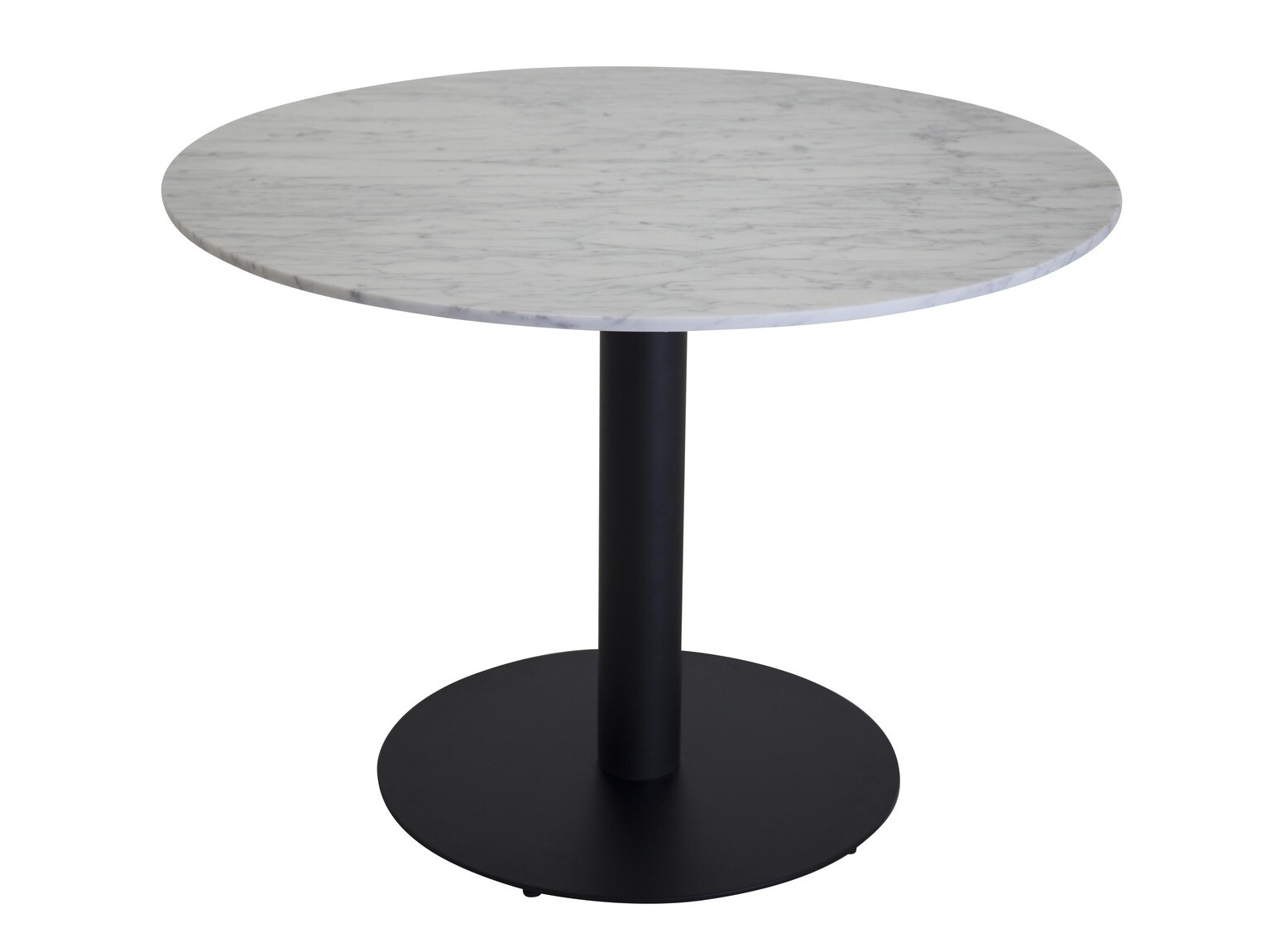 Asztal Dallas 175 (Fehér márvány + Fekete)
