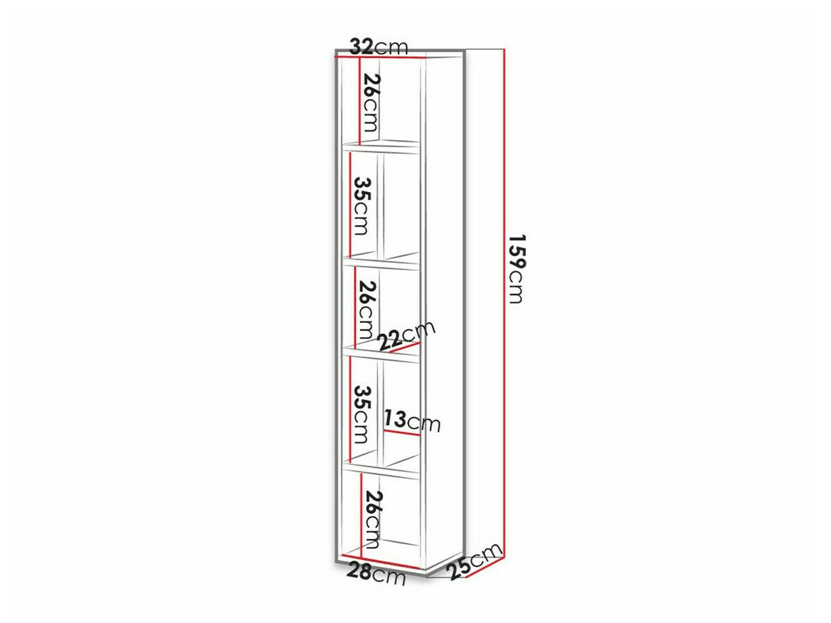 Fali polc Torsone 106 (Fehér)