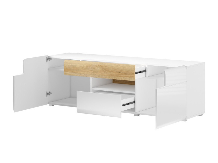 Nappali szett Torsone 104 (Antracit + Gloss antracit + Grandson tölgy)