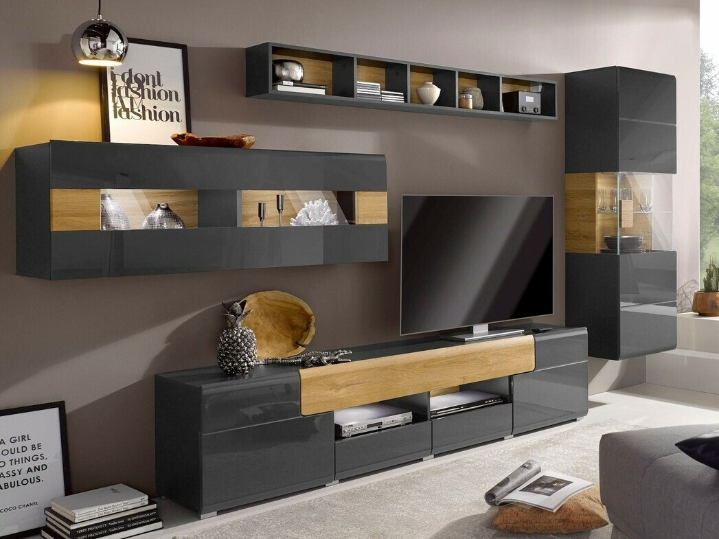 Polc Torsone 105 (Antracit + Grandson tölgy)