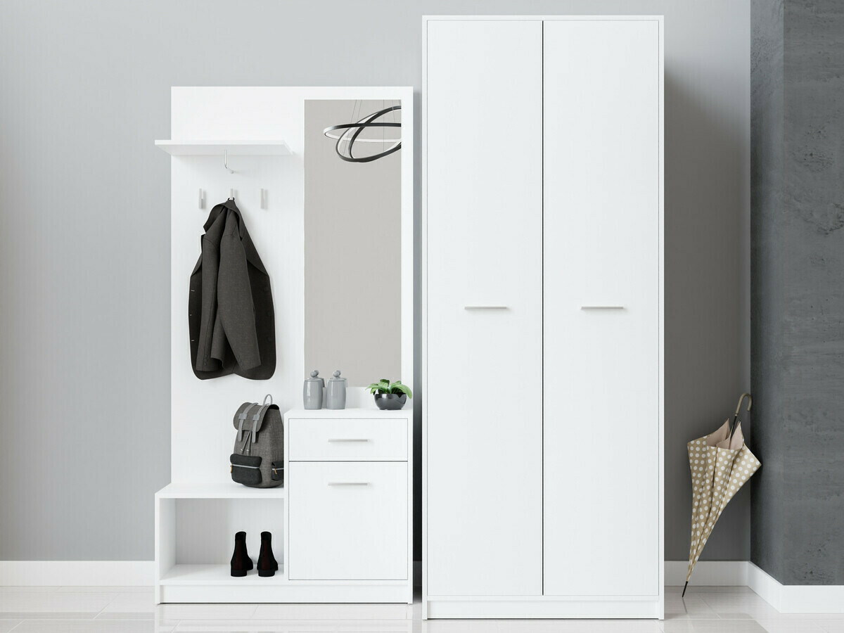 Előszoba garnitúra Novsore 146 (Fehér)