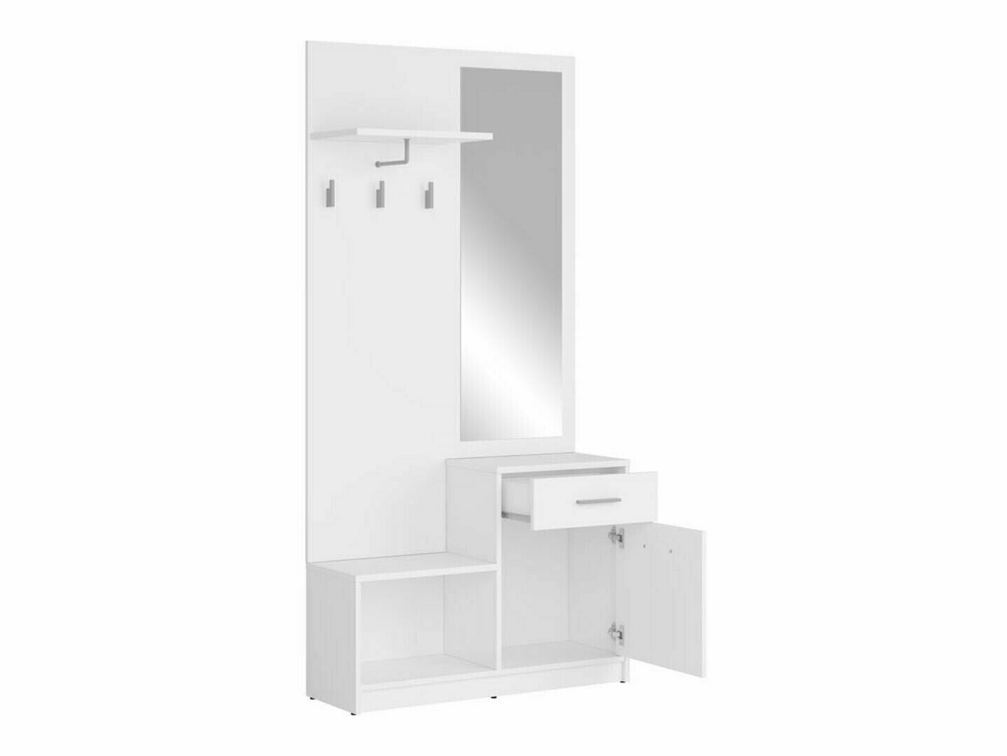 Előszoba garnitúra Novsore 146 (Fehér)