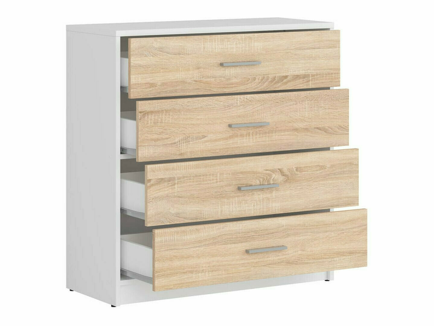 Előszoba garnitúra Novsore 148 (Fehér + Sonoma tölgy)