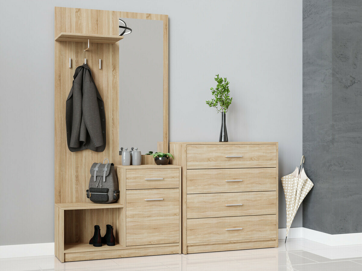 Előszoba garnitúra Novsore 148 (Sonoma tölgy)