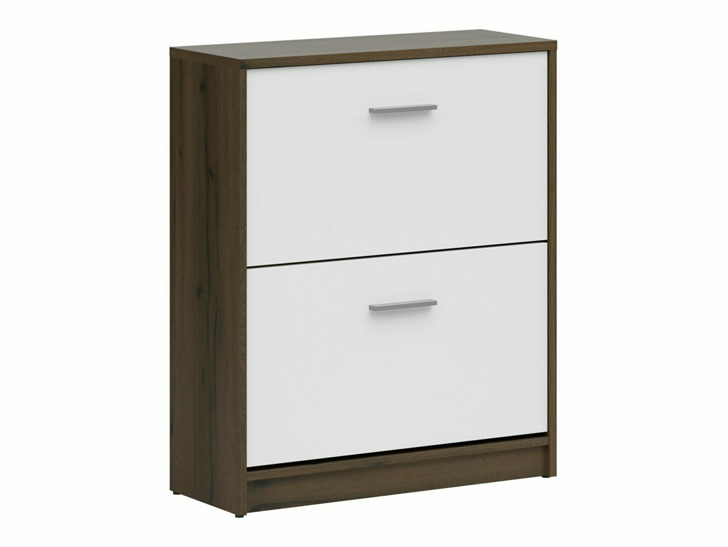 Cipőtároló Novsore 112 (Sötét tölgy + Fehér)