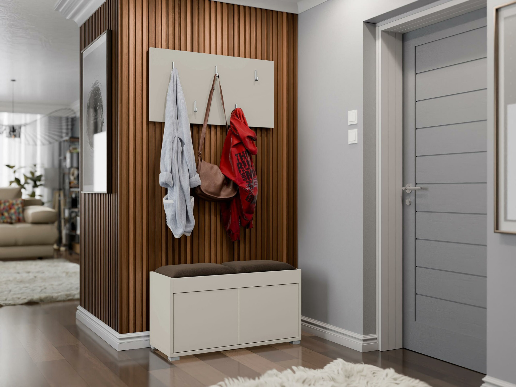 Előszoba garnitúra Comfivo Fersoe 117 (Kasmír)