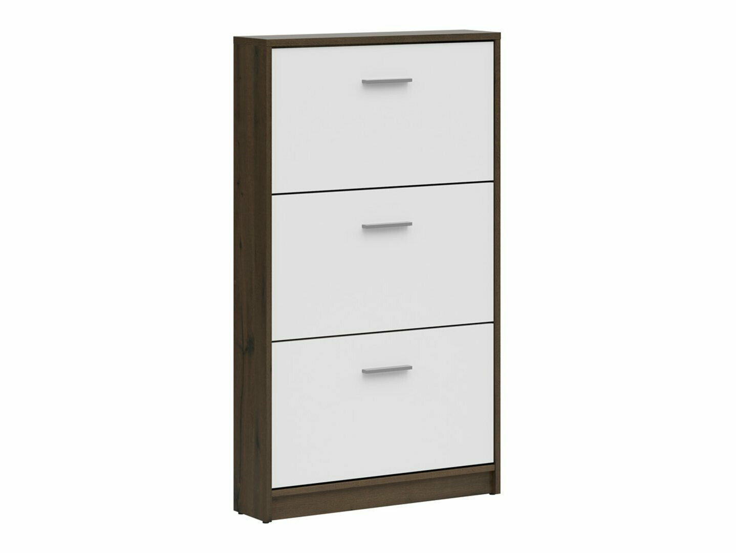 Cipőtároló Novsore 113 (Sötét tölgy + Fehér)