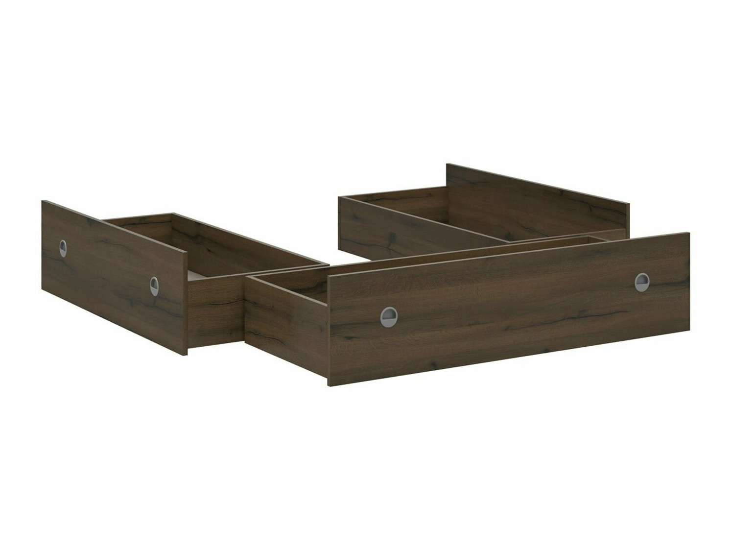 Ágyneműtartó Novsore 129 (Sötét tölgy) (3 db.)