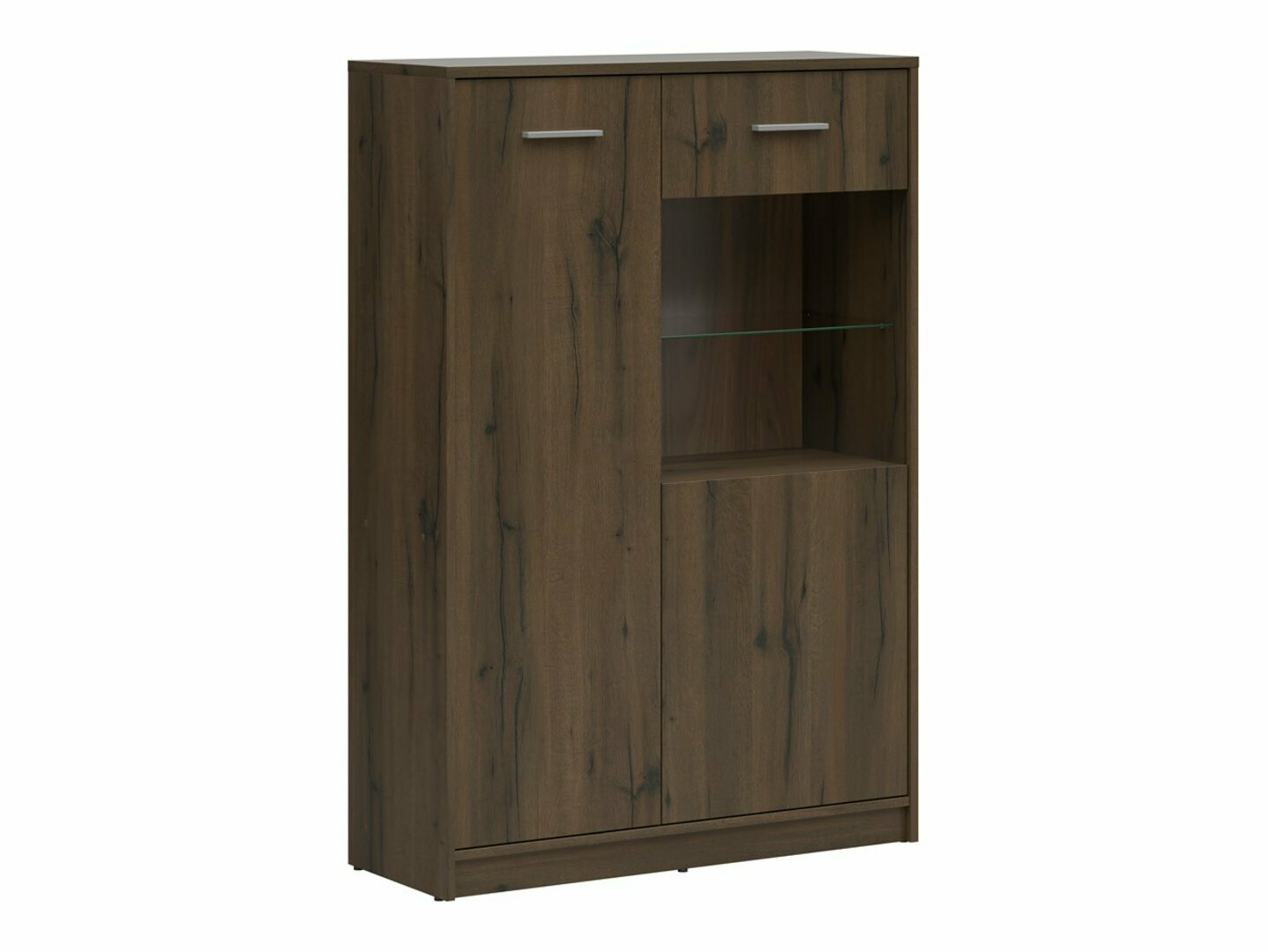 Könyvespolc Novsore 138 (Sötét tölgy)