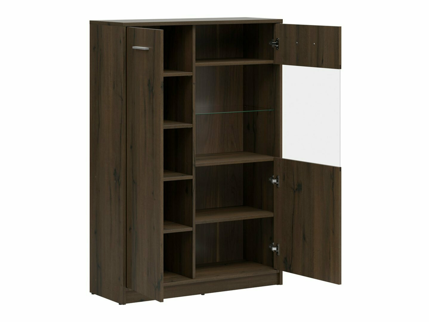 Könyvespolc Novsore 138 (Sötét tölgy)