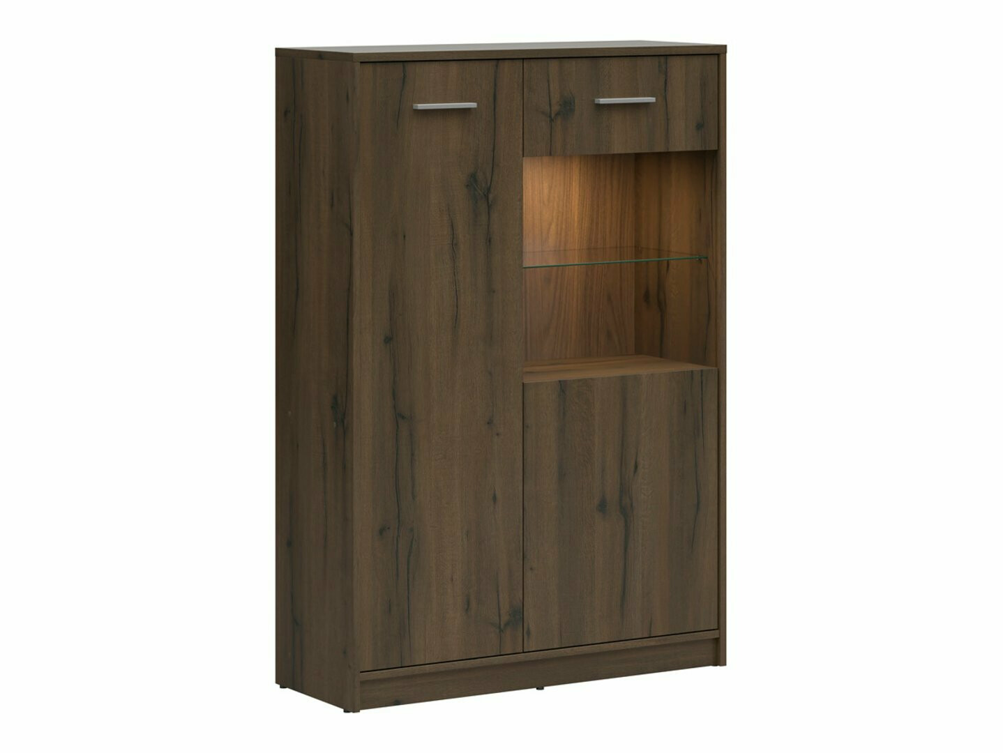 Könyvespolc Novsore 138 (Sötét tölgy)