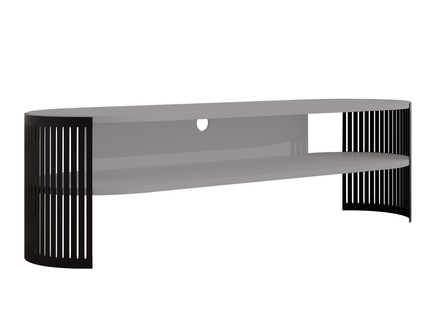 TV-állvány Civer (Fekete + Grafit)