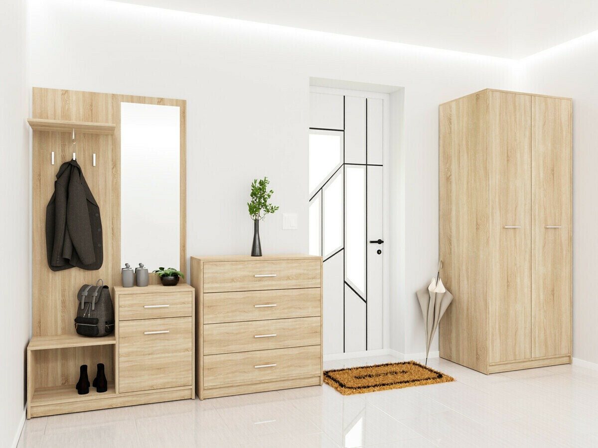 Előszoba garnitúra Novsore 154 (Sonoma tölgy)