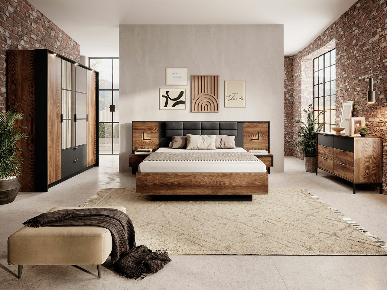 Hálószoba garnitúra Flodale 106