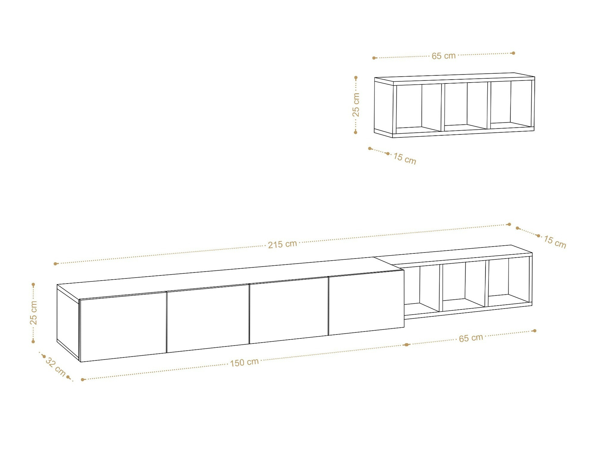TV-állvány Kailua 2356