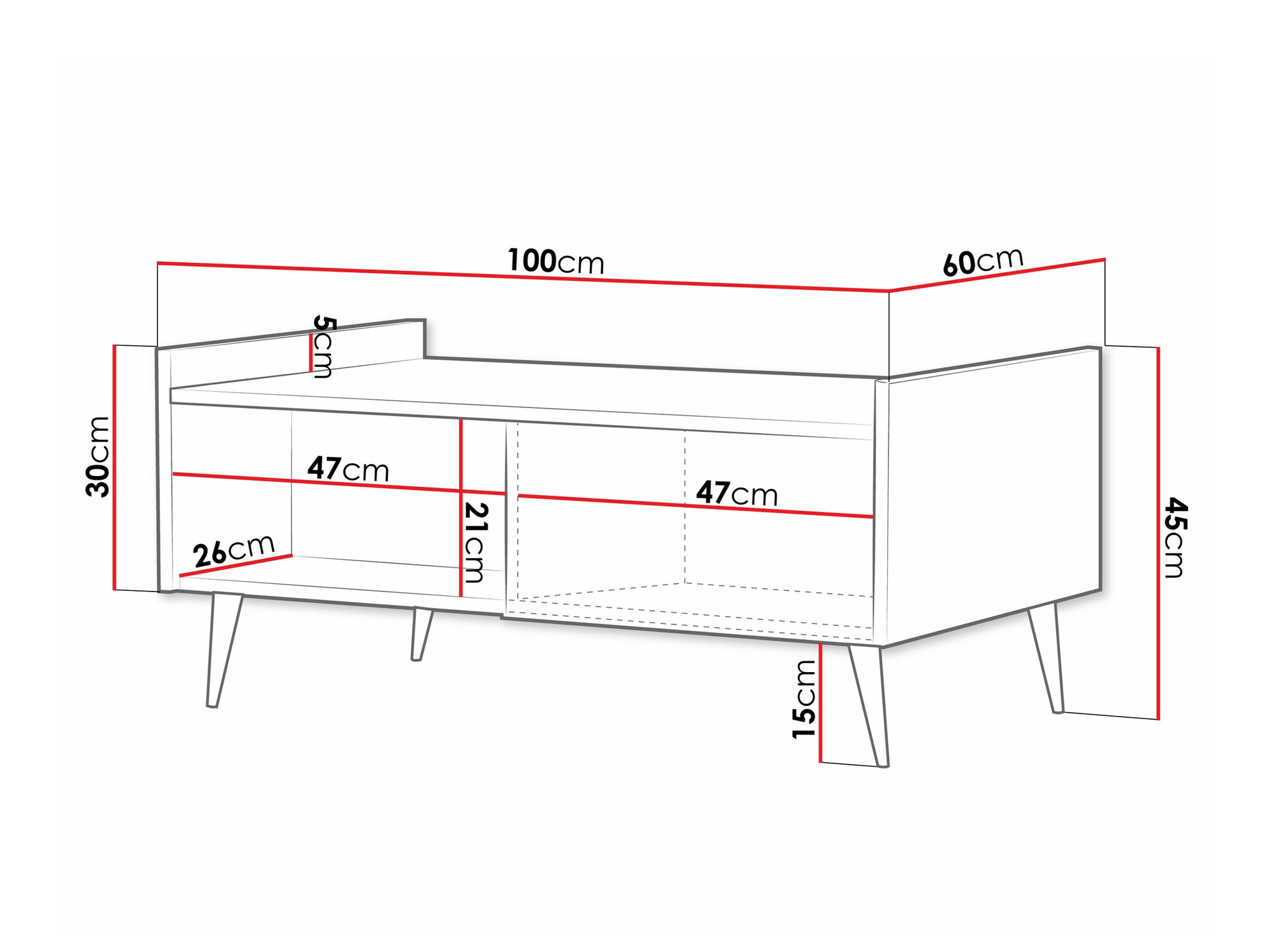 Dohányzóasztal Mirfivu 108