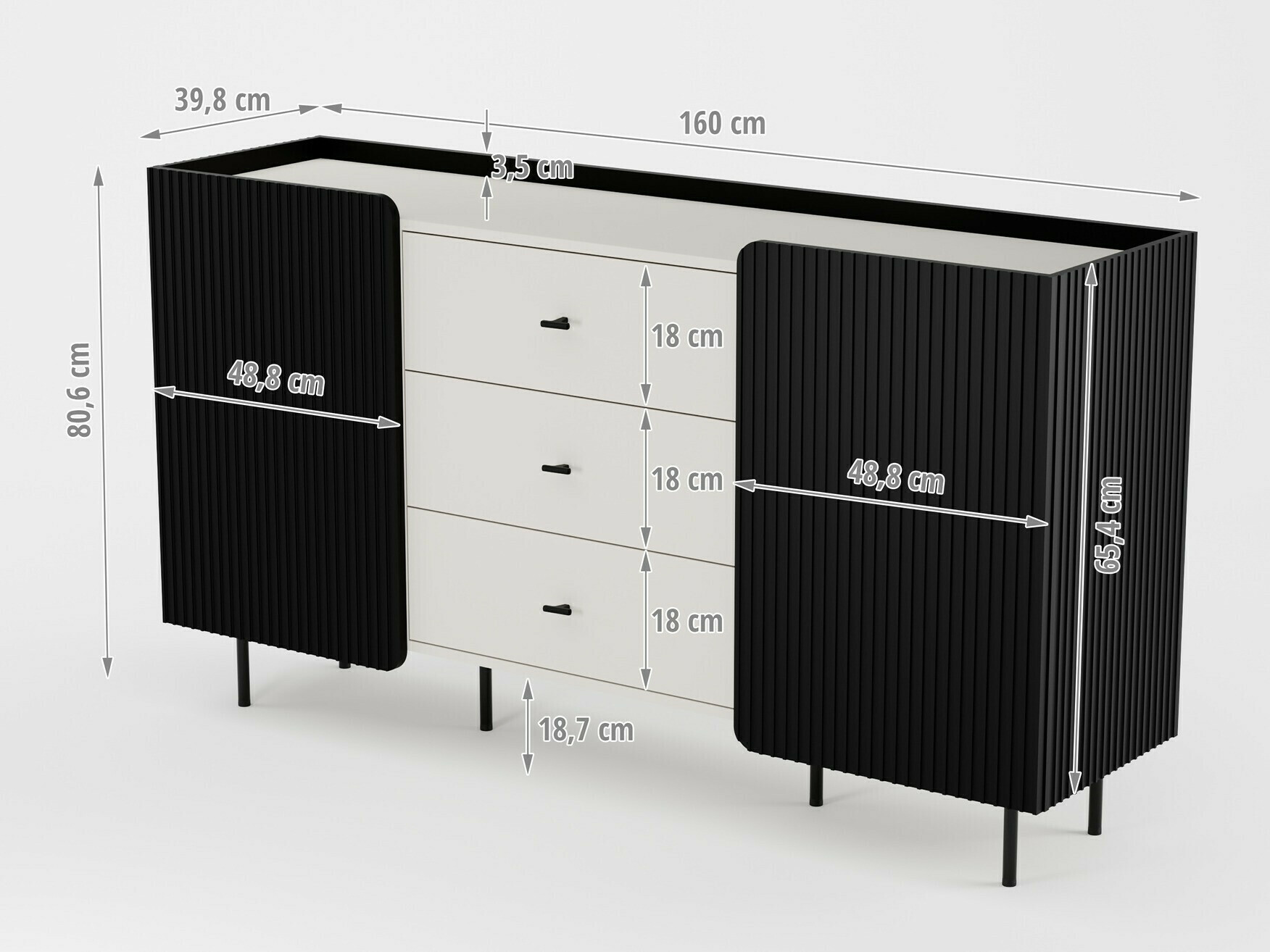 Komód Mansfield 100 (Kasmír)
