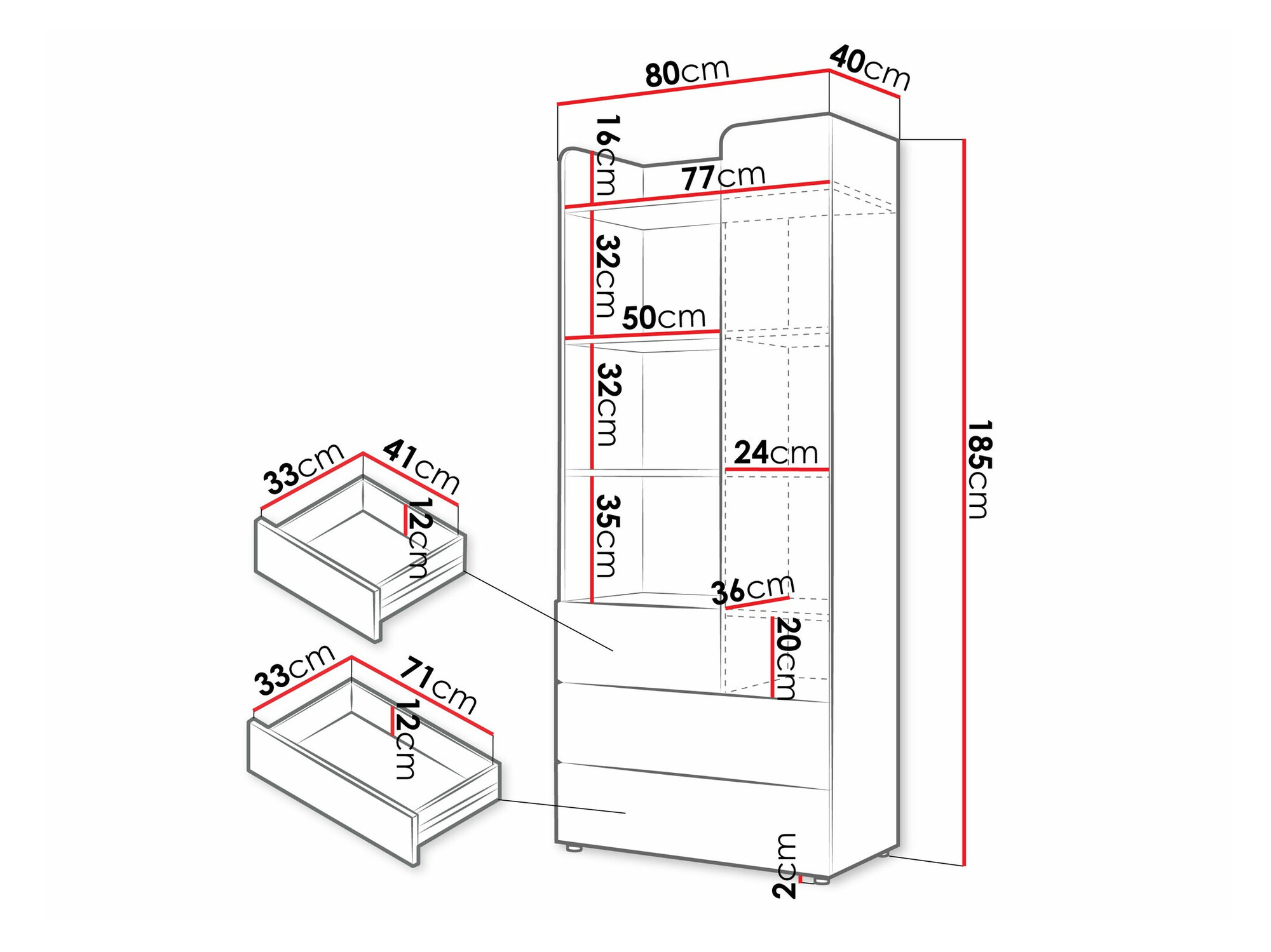 Könyvespolc Domcali 102 (Coral + Tölgy)
